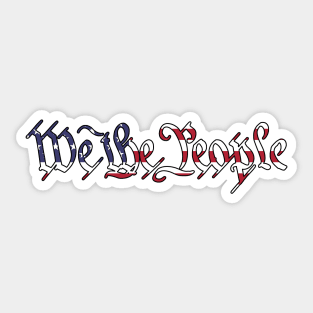 we the people Sticker